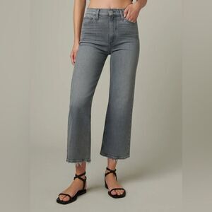 Joe’s Jeans The Blake High Rise Wide Leg Crop in Light Hearted Grey Wash Size 30